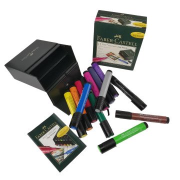 Faber Castell Pitt Artist Pen Big Brush Marker Set 12li