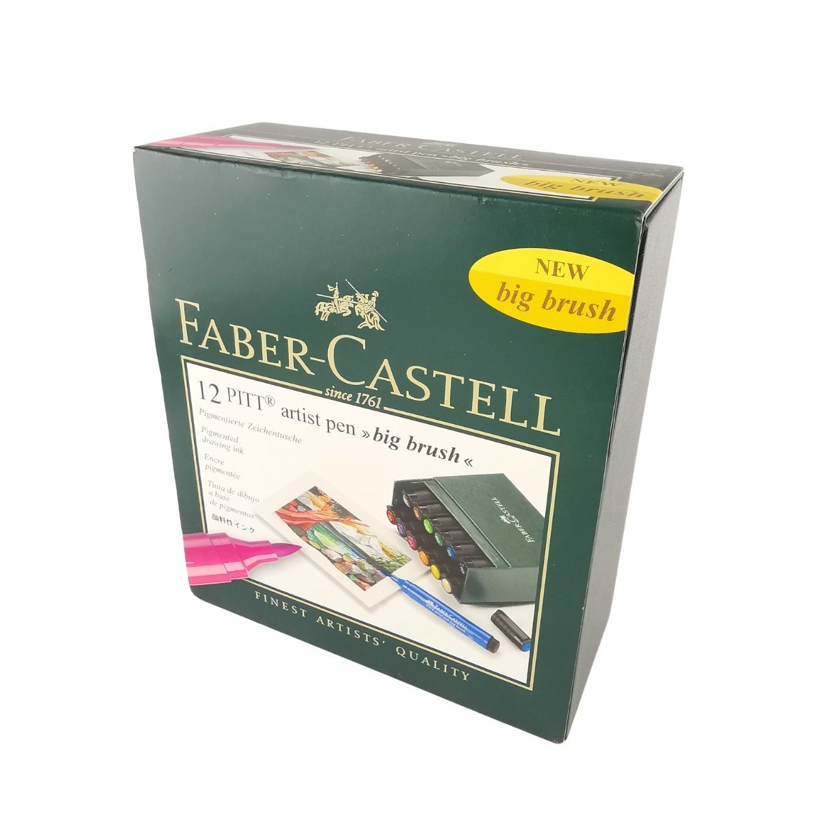 Faber Castell Pitt Artist Pen Big Brush Marker Set 12li