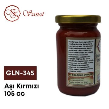 Koza Sanat Geleneksel Ebru Boyası 105cc GLN-345 Aşı Kırmızı