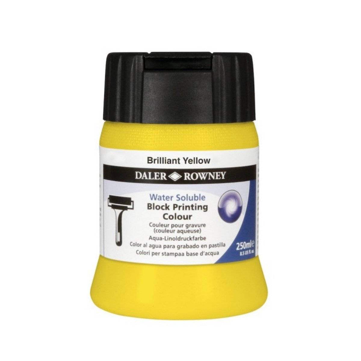 Daler Rowney Su Bazlı Baskı Mürekkebi 250ml Brilliant Yellow