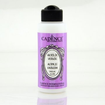 Cadence Su Bazlı Akrilik Parlak Vernik 120 Ml