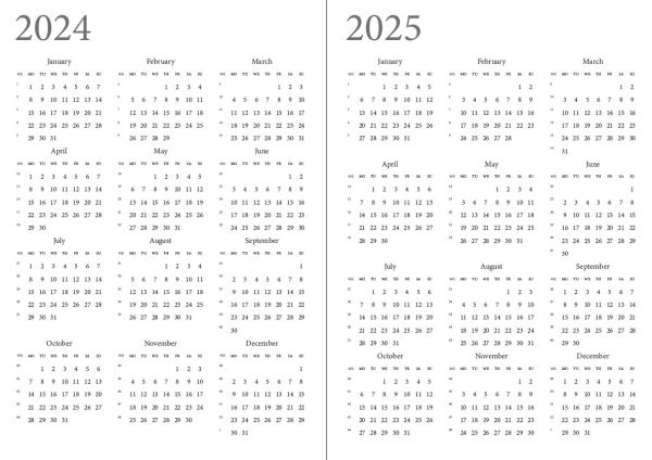 2024 A4 Boy Aylık Planlayıcı ( Monthly Planner )