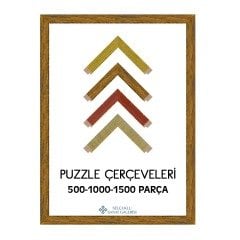 Puzzle Çerçevesi Eskitme 30 mm (Tüm Ölçüler) 50x70 cm Çerçeve 35x50 cm