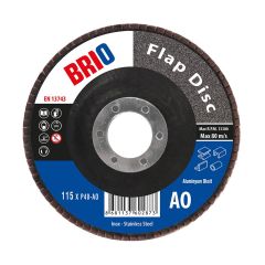 Brio Flap Disk 115Xp40 Ao 10 Lu