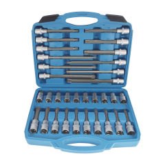 BRIO Lokma Set Torx (Tork) 1/2 32 Parça T20-T70 Kısa - Orta - Uzun