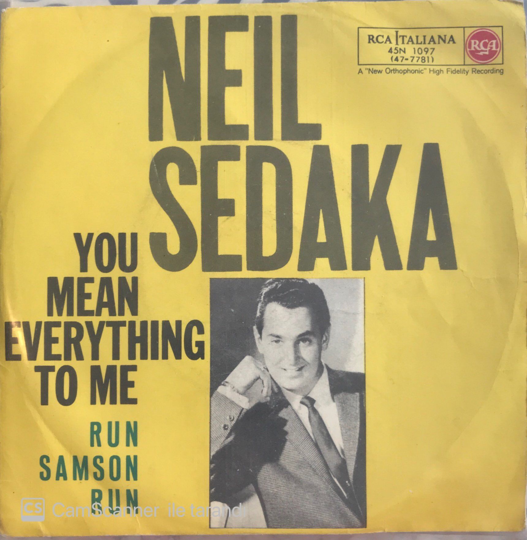 Neil Sedaka - You Mean Everthing To Me 45lik