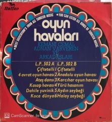 Kemani Cemal Adnan Varveren Ve Arkadaşları - Oyun Havaları LP