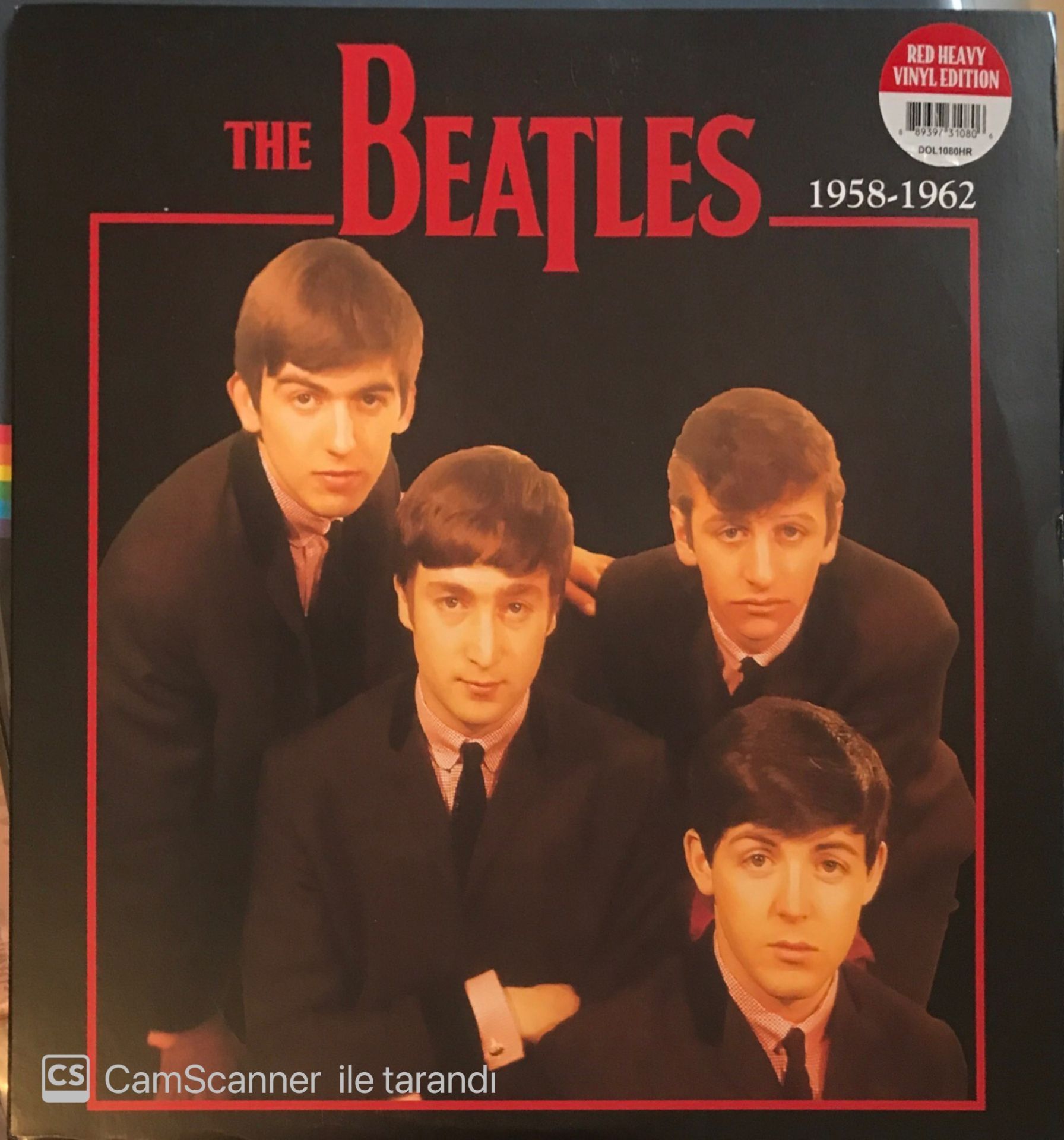 The Beatles 1958 - 1962 LP (Kırmızı renk plak)