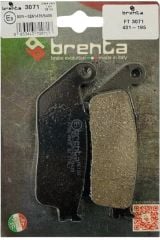 Brenta 431-195 2014-2023 Honda Nc 750 X Dct Uyumlu Ön Fren Balatası Organik Balata