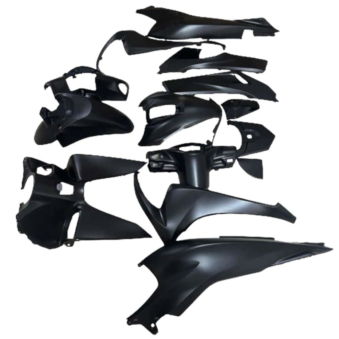 Dio 110 Grenaj Kaporta Seti Mat Siyah Moto11