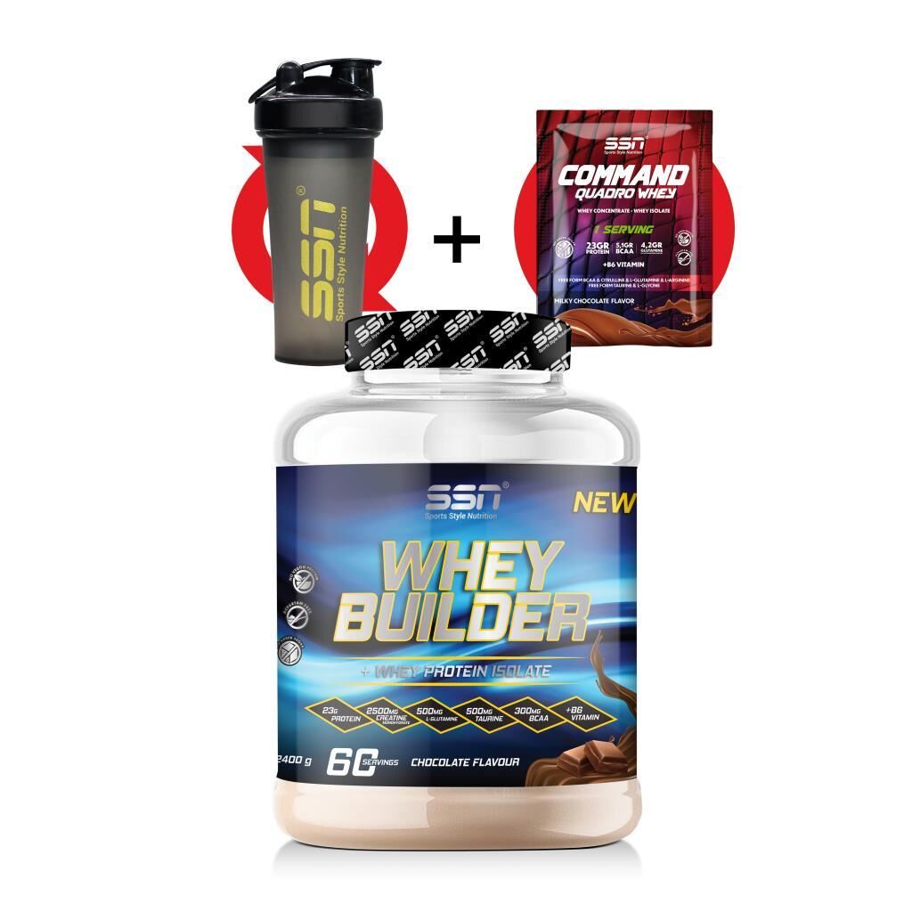 Whey Builder 2400 Gr (Çikolata) Protein Tozu