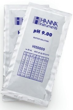HANNA HI50009-02 pH 9.00 -  25oC Technical Calibration Buffer Sachets, (25 x 20mL)