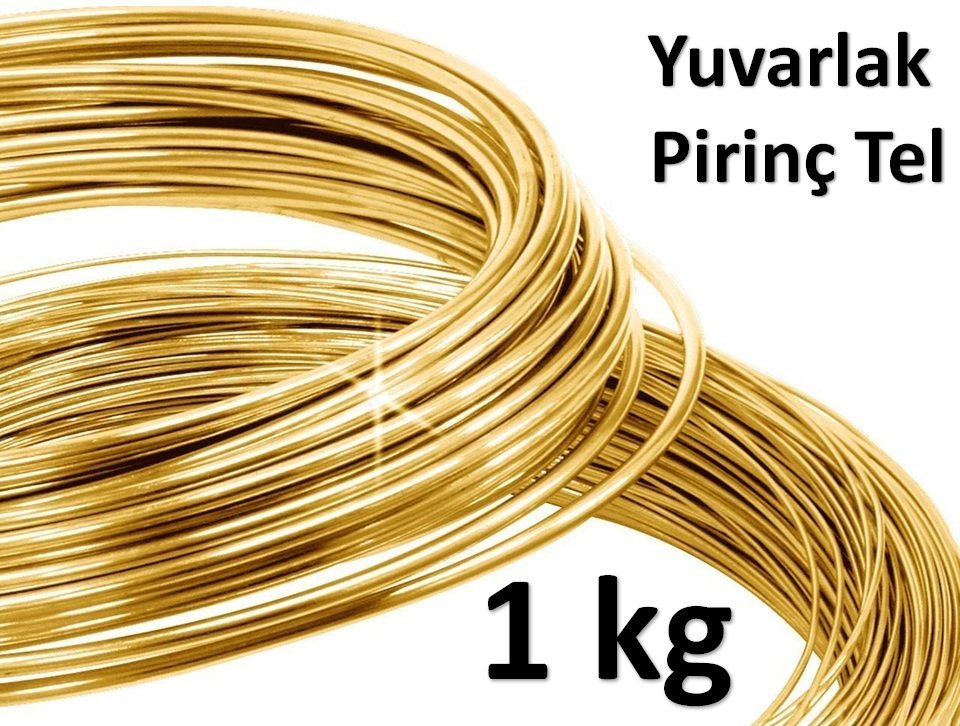 1.5 mm Yuvarlak Pirinç Tel 1 KG