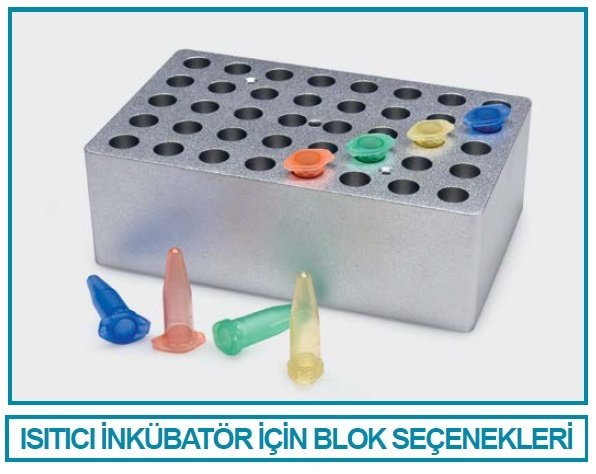 İSOLAB 604.01.106 inkübatör bloku - 29.8 mm delik çapı - 1 delik (1 adet)