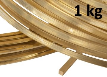 1.5 mm Kare Pirinç Tel 1 KG