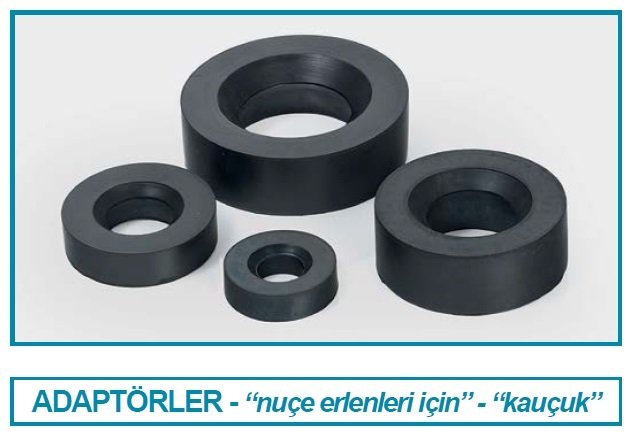 İSOLAB 040.05.001 adaptör - kauçuk - 100 ml nuçe erlenleri için (1 adet)