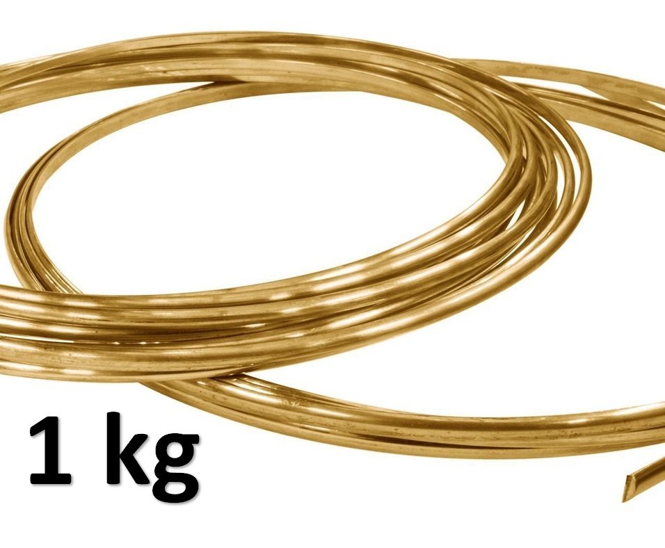 4 mm Balıksırtı Pirinç Tel 1 KG