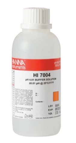 HANNA HI7004M pH 1.68 Value -  25oC  Calibration Buffer, 230 mL bottle