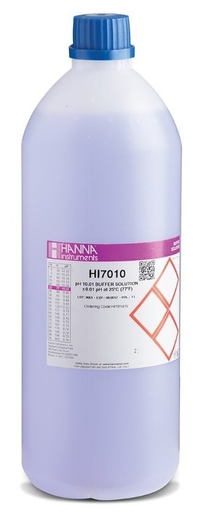 HANNA HI7010/1L pH 10.01 -  25oC  Calibration Buffer, 1 L bottle
