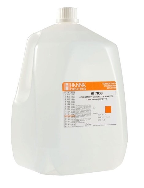 HANNA HI7030/1G 12880 uS/cm EC value - 25oC, 1 Gallon (3.78 L) bottle