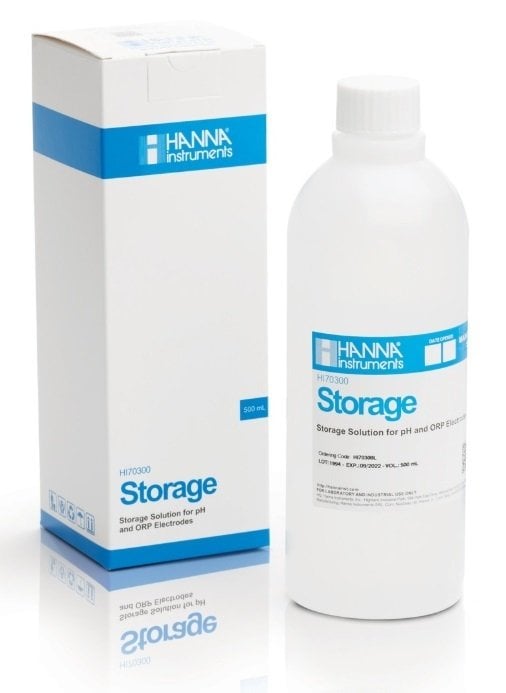 HANNA HI70300L Electrode storage solution, 500 mL bottle