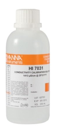 HANNA HI7031M 1413 uS/cm EC value -  25oC, 230 mL bottle