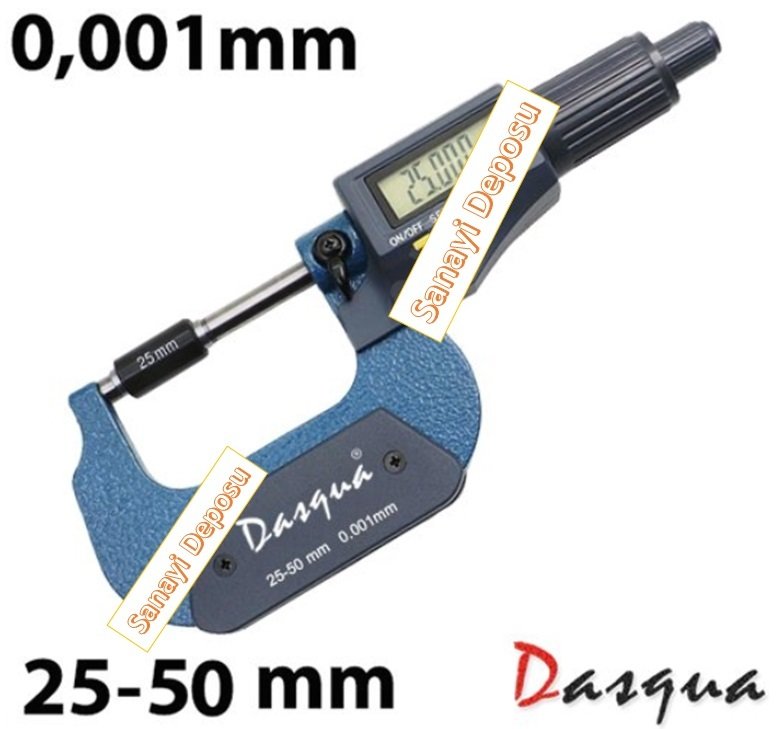 Dasqua 4210-2110 Dijital Mikrometre 25-50 mm