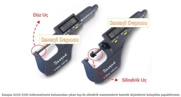 Dasqua 4210-2105 Hassas Dijital Mikrometre