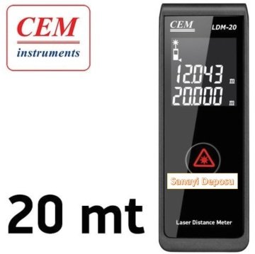 CEM LDM-20 Lazermetre (20 metre)