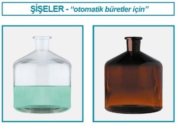 İSOLAB 020.07.010 otomatik büret şişesi - şeffaf - 2000 ml (1 adet)