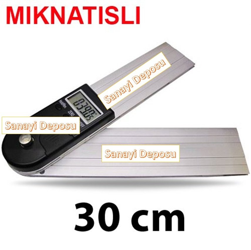 30 cm'lik Dijital Mıknatıslı Açı Ölçer (5414-300)