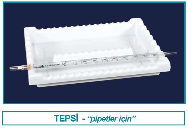 İSOLAB 022.03.001 pipet tepsisi (1 adet)