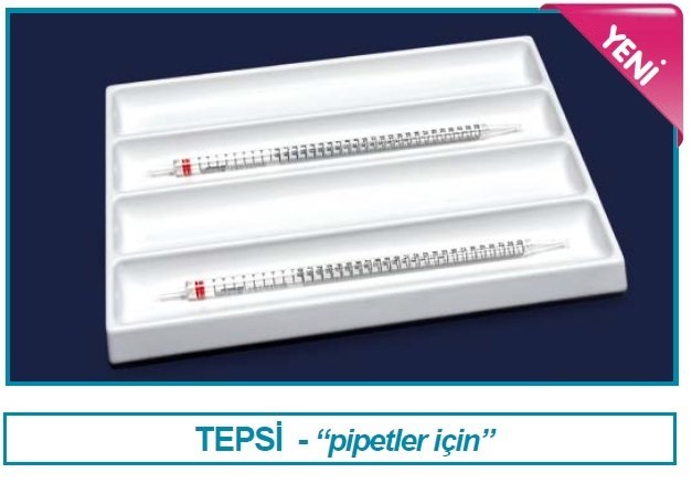 İSOLAB 022.03.011 pipet tepsisi (1 adet)