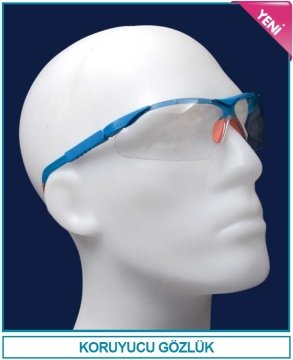 İSOLAB 080.40.001 koruyucu gözlük (1 adet)