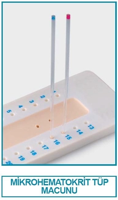 İSOLAB 088.03.001 mikrohematokrit tüp macunu (10 adet)