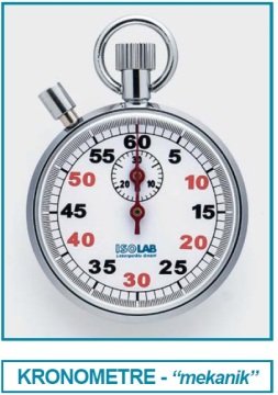 İSOLAB 055.01.001 kronometre - mekanik (1 adet)