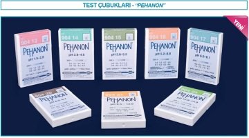 İSOLAB 101.04.001 pehanon - 1.0 - 2.8 pH test kağıdı (200 çubuk)