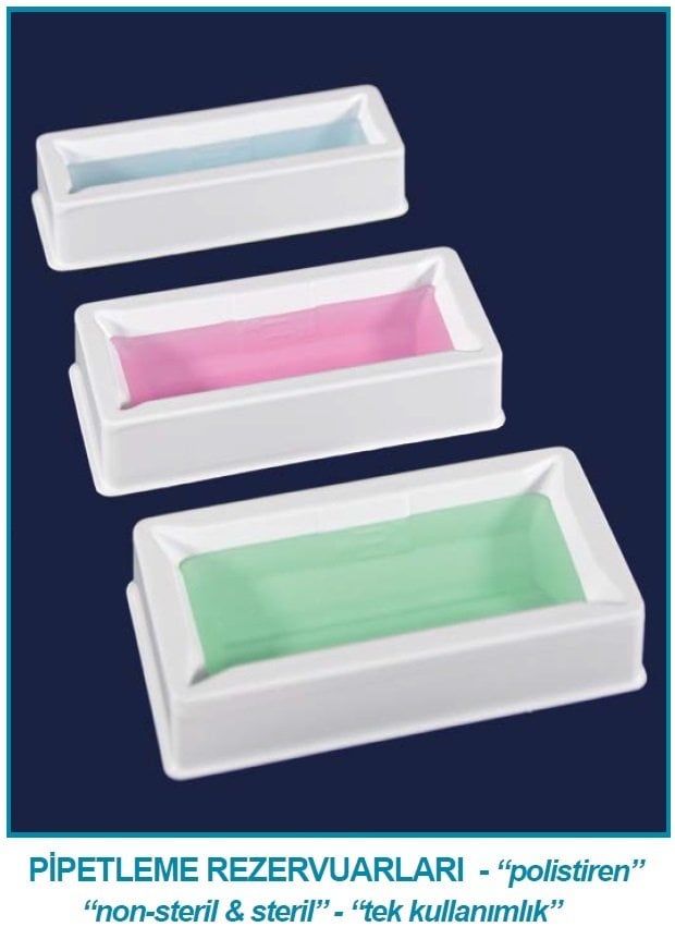 İSOLAB 006.03.110 sıvı aktarım kabı - tek yüzlü - 110 ml - non steril (100 adet)