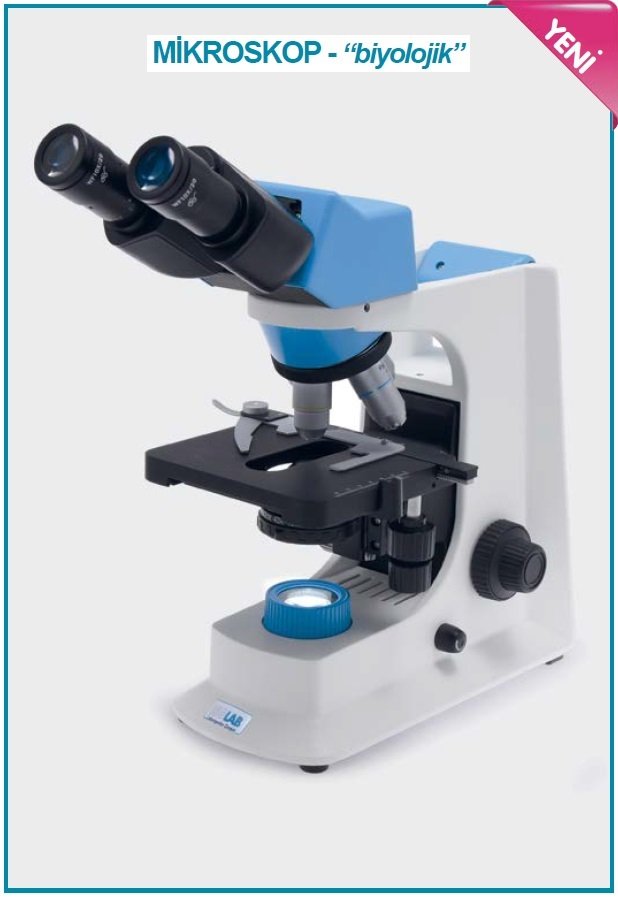 İSOLAB 613.21.001 mikroskop - biyolojik - üst model (1 adet)