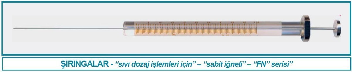 İSOLAB 094.11.100 şırınga - sabit iğneli - seri FN - iğne tipi A - 100 ul (1 adet)