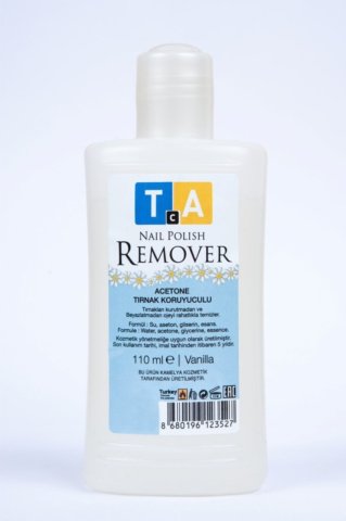 Tca Studio Make-Up Aseton Nail Polish Remover Vanilla 110 ml