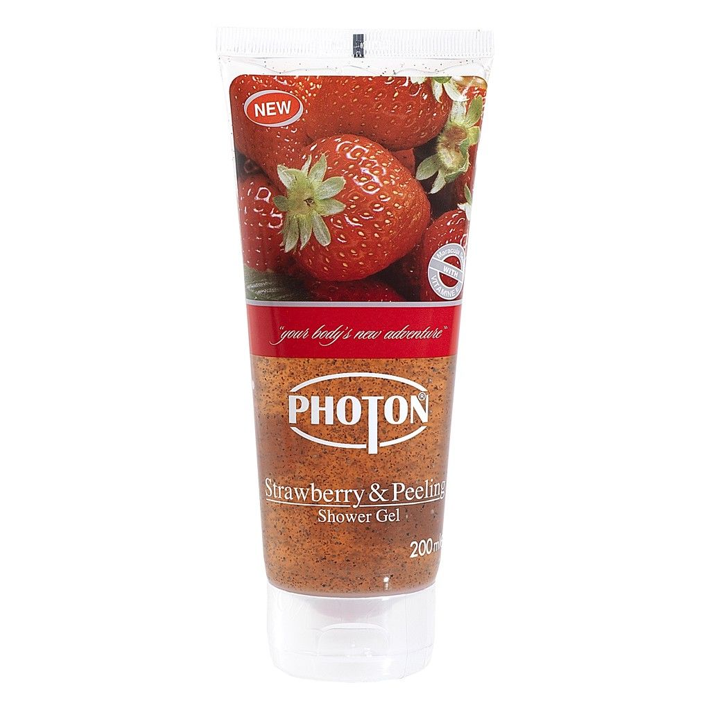 Photon Strawberry & Peeling Duş Jeli 200ml