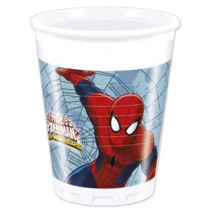 Spiderman Plastik Bardak 8 Adet