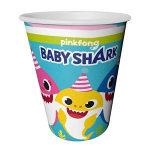 Baby Shark Karton Bardak 8 Adet