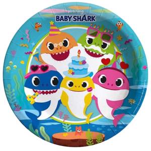 Baby Shark Karton Tabak 8 Adet