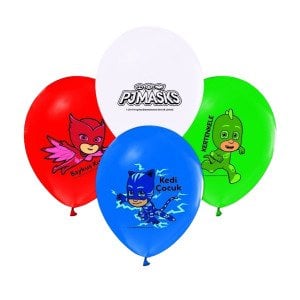 PJ Masks Baskılı Balon 10 Adet