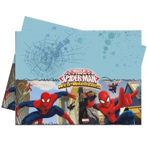 Ultimate Spiderman Plastik Masa Örtüsü