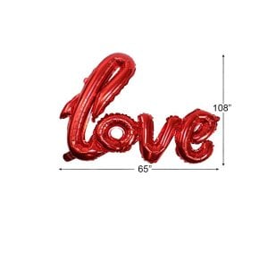 Folyo Balon Love Kırmızı