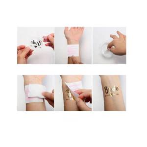 Flamingo Team Bride Dövme Gümüş 10 Adet