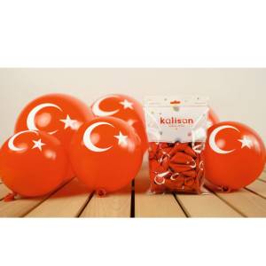 Ay Yıldız Baskılı Balon 10 Adet
